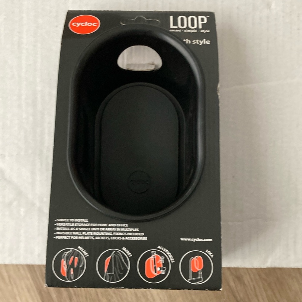 Cycloc Loop - Wall Mount Bike Accessory Storage